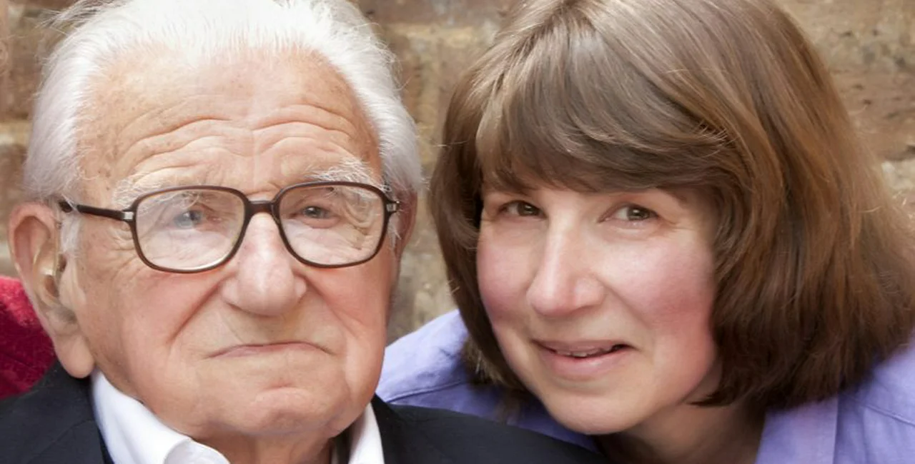 Barbara Winton with father Nicholas (Photo via Holocaust Memorial Day Trust)