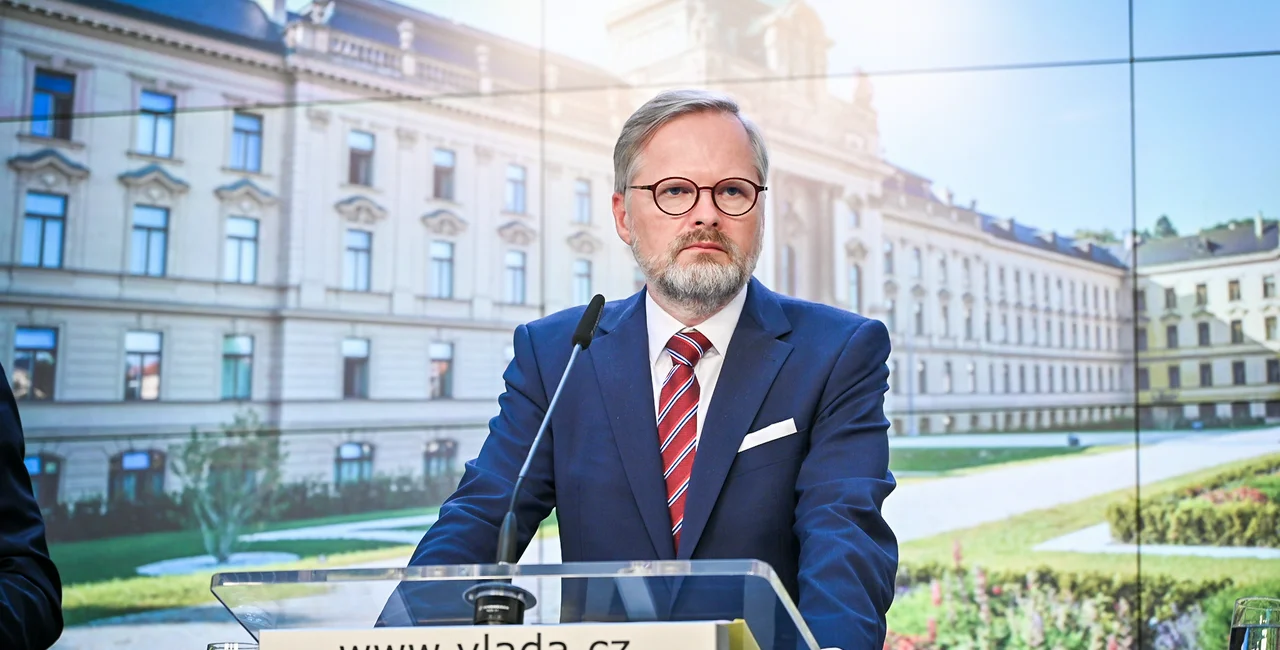 Prime Minister Petr Fiala on Aug. 31, 2022. Photo: Vlada.cz.