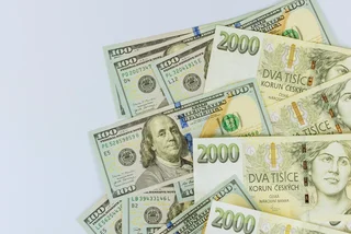 Czech and US currency / iStock photovs