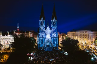 Stunning Náměstí Miru video mapping to open Signal Festival a day early