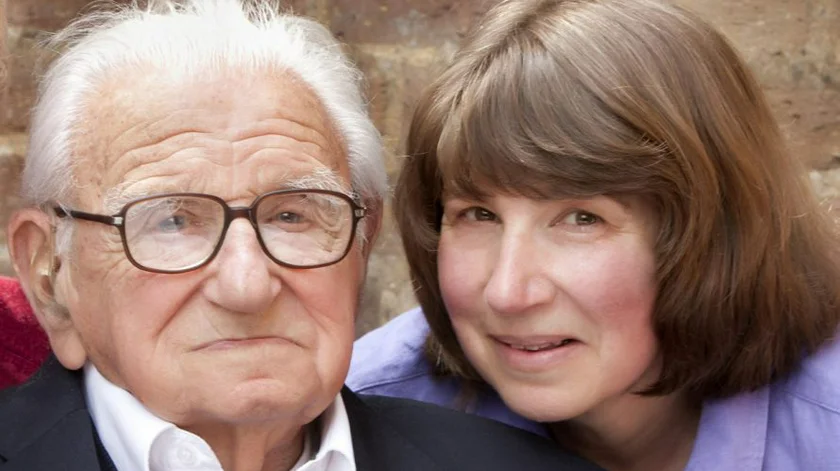 Barbara Winton with father Nicholas (Photo via Holocaust Memorial Day Trust)