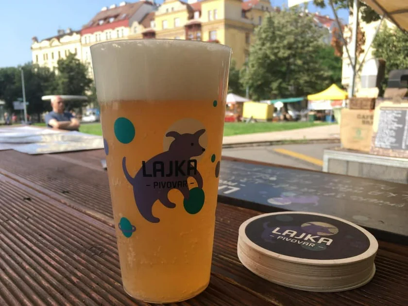 Beer from a small brewery at Vítězné náměstí. Photo: Facebook