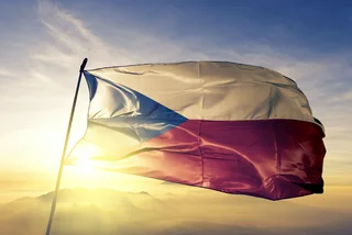 A flag of the Czech Republic. iStock