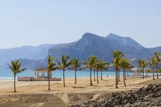 Beach in Oman. Photo via iStock/fotomem.