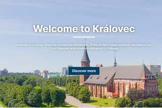 Czech annexation of Kaliningrad prank goes viral
