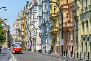 Prague buildings. Image by iStock/minemero.