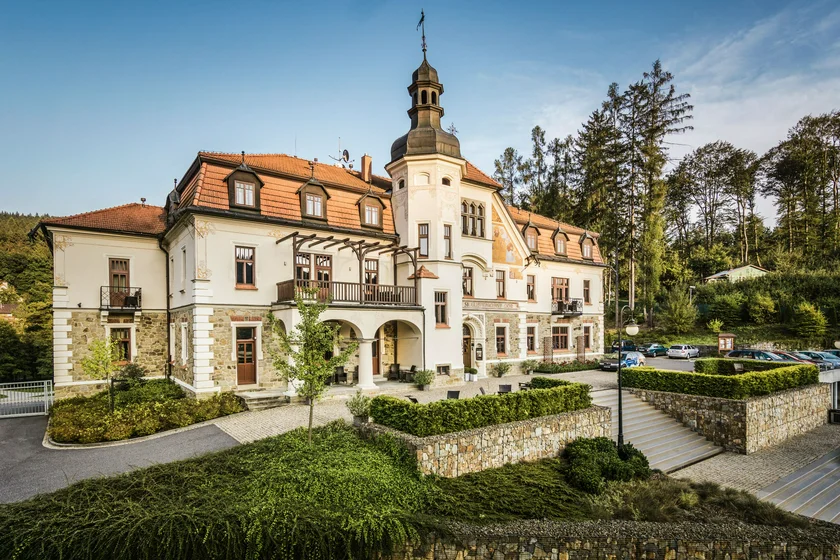 The Wellness & Spa Hotel Augustinian House was built in Luhačovice between the years 1902-1904.