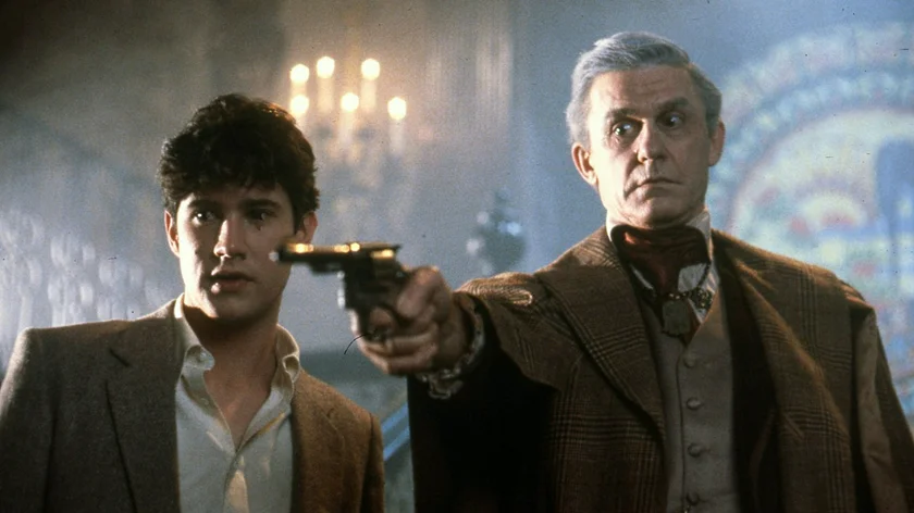 Roddy McDowall, right, in the 1985 film 'Fright Night.' Photo: Columbia Pictures.
