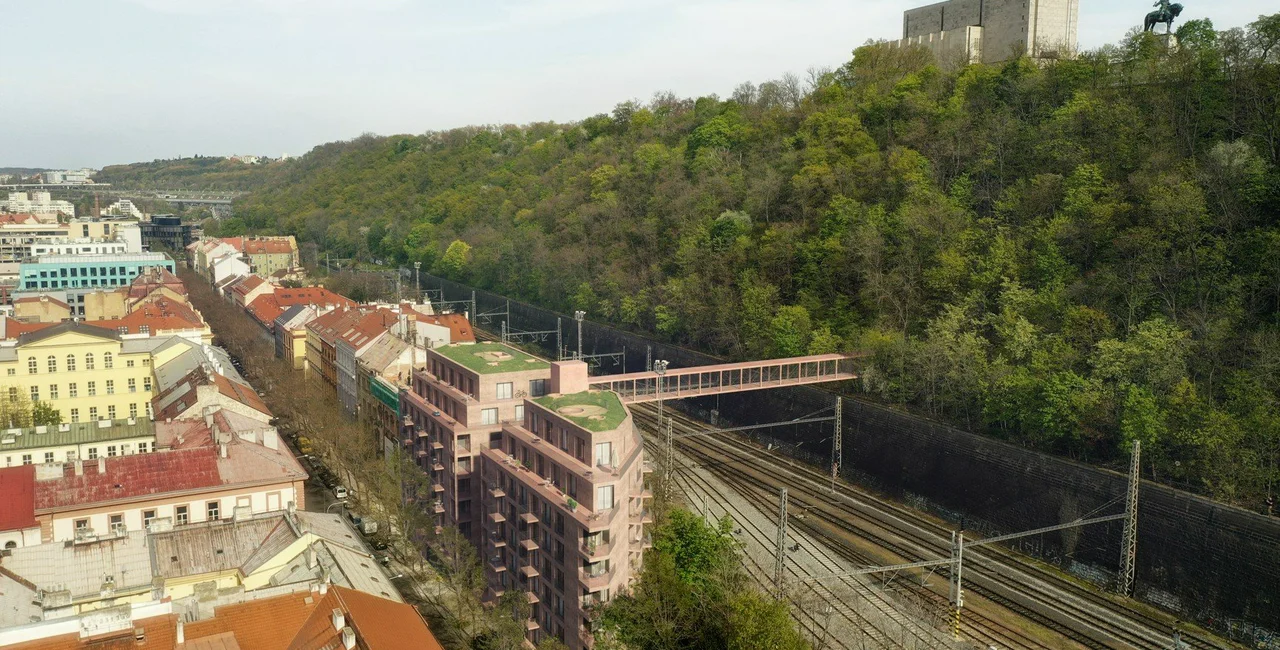 A new pedestrian walkway will connect Prague’s Karlín district to Vítkov Hill