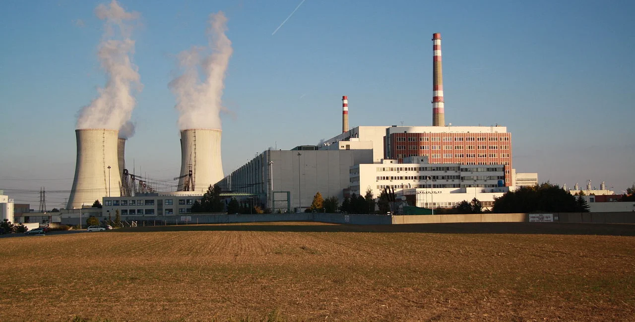 The Dukovany Nuclear Power Plant. Photo via Jiří Sedláček/Wikimedia Commons, under