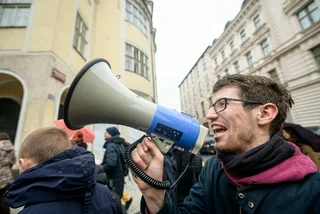Citywide protests in Prague mark day devoted to Czech freedom and democracy
