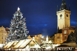Christmas market in Old Town Square. Photo via Facebook/Trhy Praha/Prague Markets.