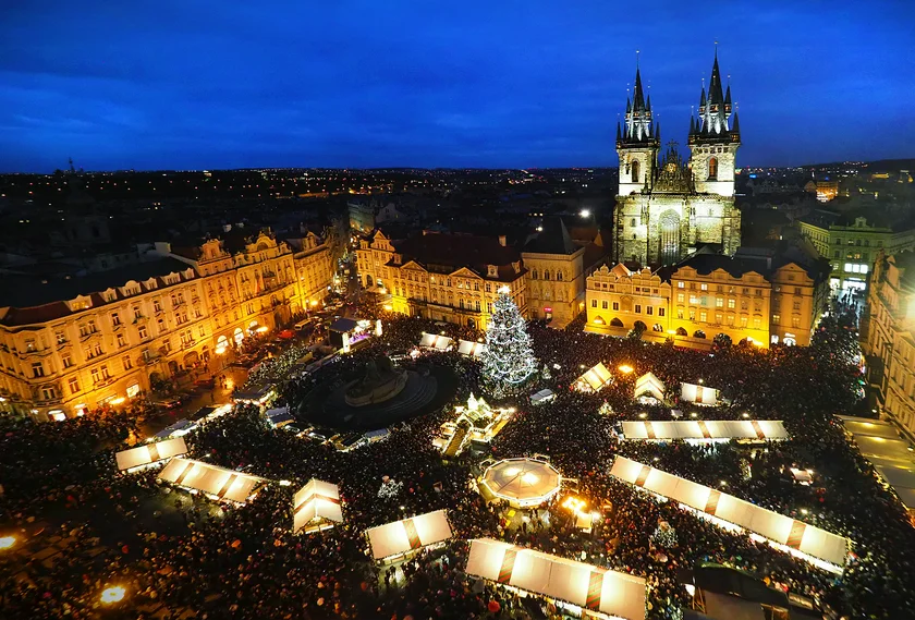 Christmas market at Old Town Square. Photo: Facebook / Trhy Praha/Prague Markets