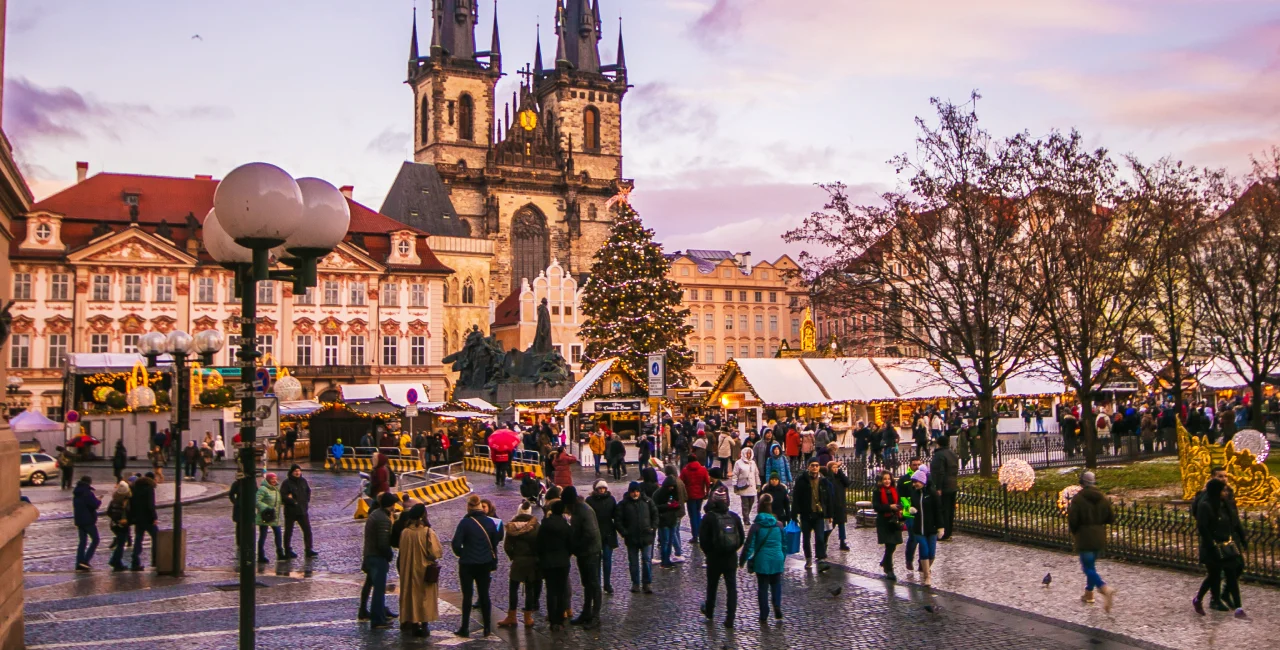 Christmas market at Prague's Old Town Square. Photo: iStock / Buffy1982