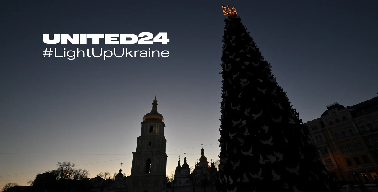 Prague switches off Christmas tree in solidarity with Ukraine
