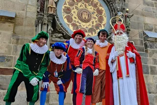 VIDEO OF THE WEEK: St. Nicholas parades through Prague
