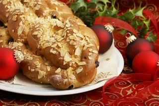Vánočka, a traditional Czech Christmas bread. Photo: iStock /