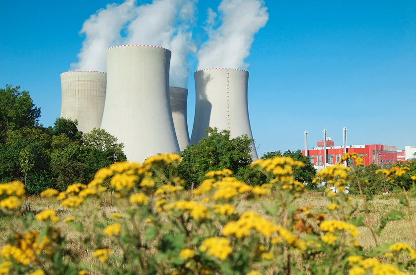 Cooling towers at Temelín Nuclear Power Plant in the Czech Republic. Photo: ČEZ.