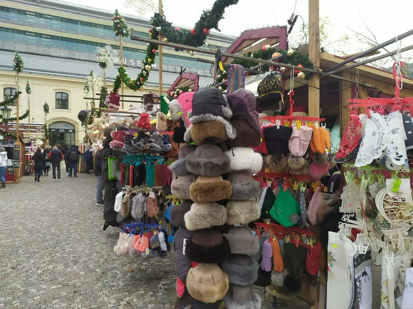 One of the two markets at náměstí Republiky. Photo: Raymond Johnston.