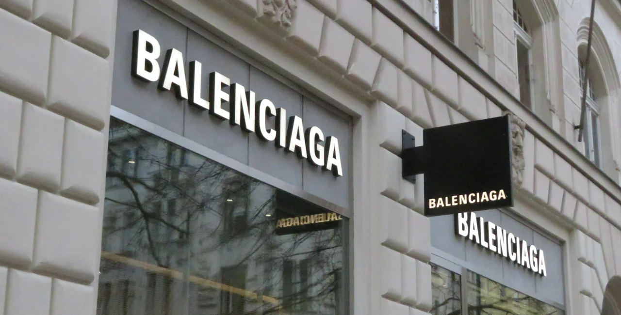 Balenciaga store on Prague's Pařížská Street. Photo: Raymond Johnston.