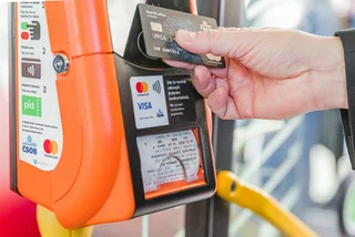 All city buses in Prague now have cashless ticket terminals
