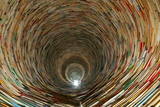 Prague library's tower of books becomes a viral tourist sensation