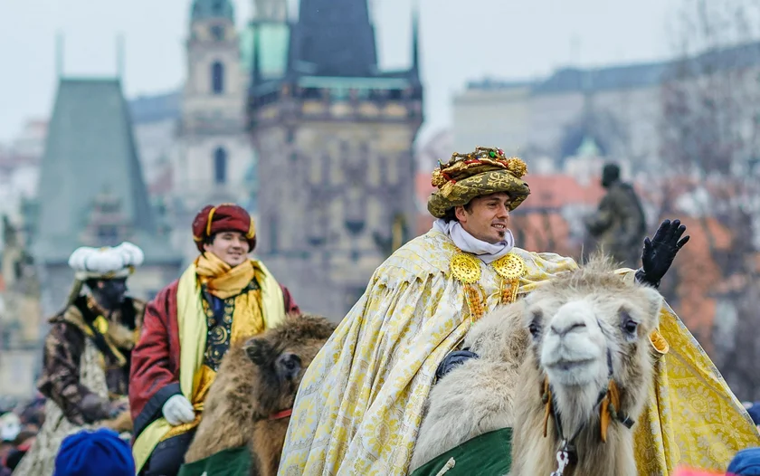 Three Kings parade in Prague in the past. Photo: Prague.EU