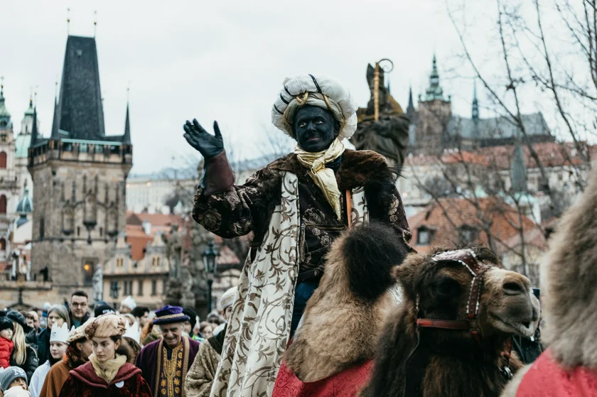 Three Kings parade in Prague. Photo: Facebook / Arcidiecézní charita Praha.