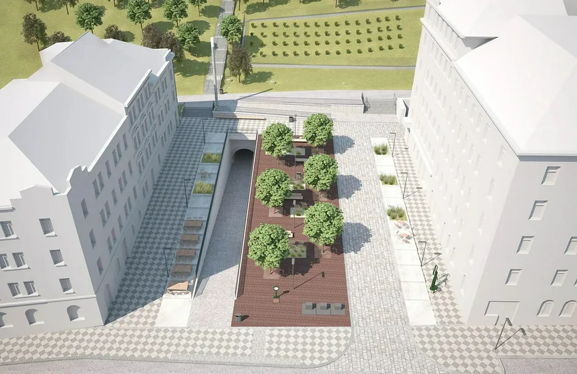 Visualization of Tachovské náměstí. Via ov-a