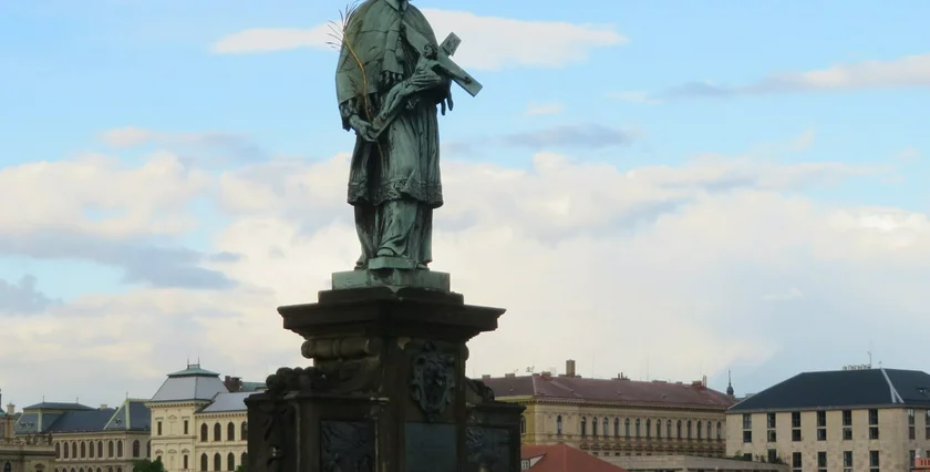 Statue of St. Jan Nepomucký. Photo: Raymond Johnston.