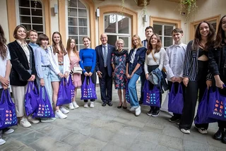 Ukrainian students start a new academic life on NYU campus in Prague