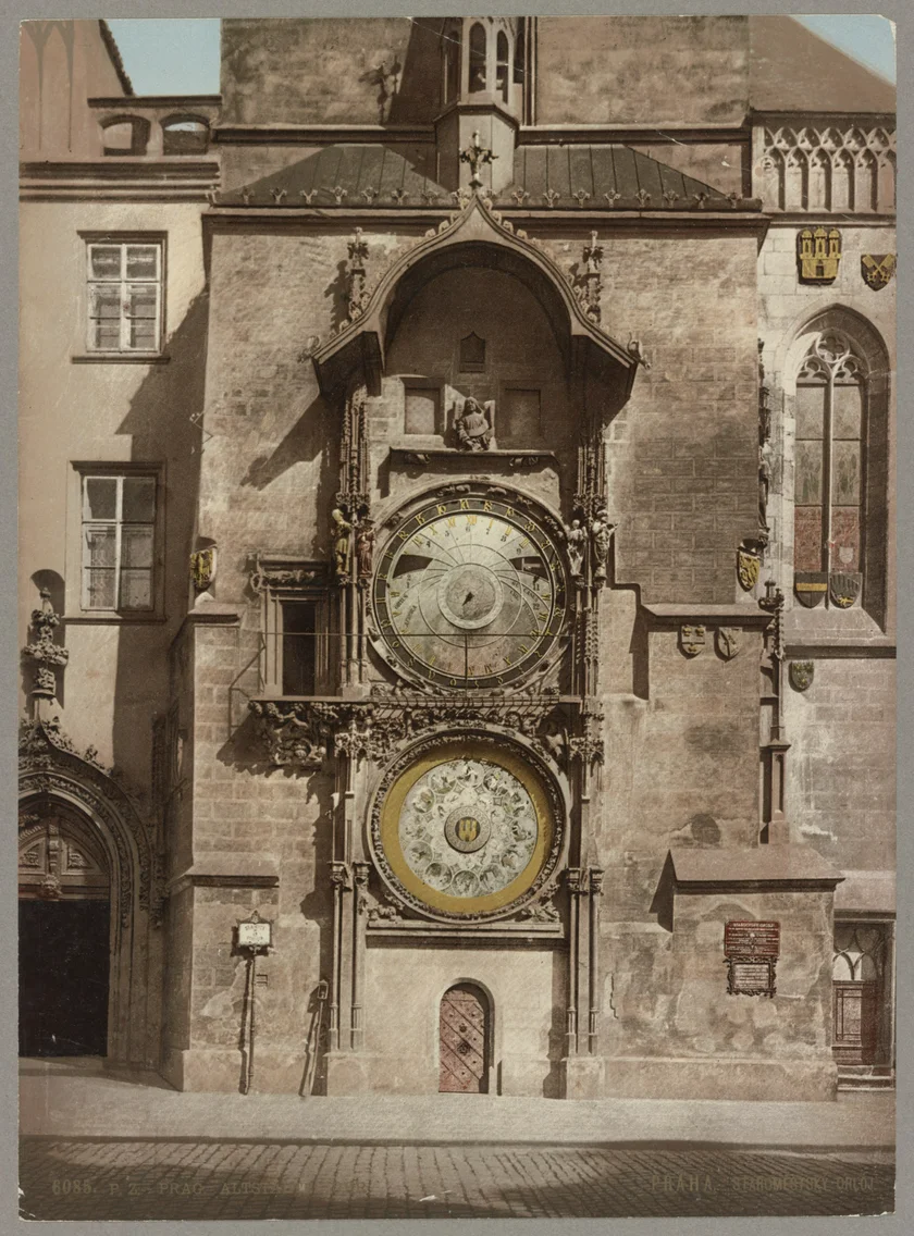 Astronomical Clock before 1906. Photo: Detroit Publishing Company, Library of Congress