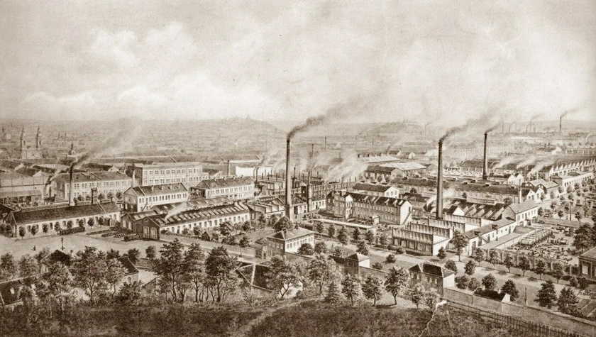 Ringhoffer works at the start of the 20th century. Photo: Public domain