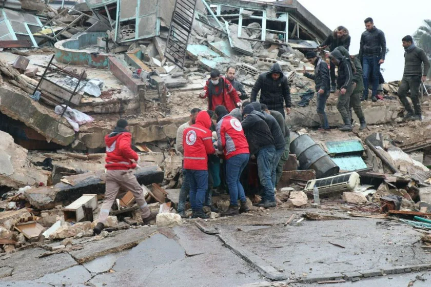 The Czech Red Cross is raising money to help the Red Crescent. Photo: Twitter, @CCK_Tweetuje