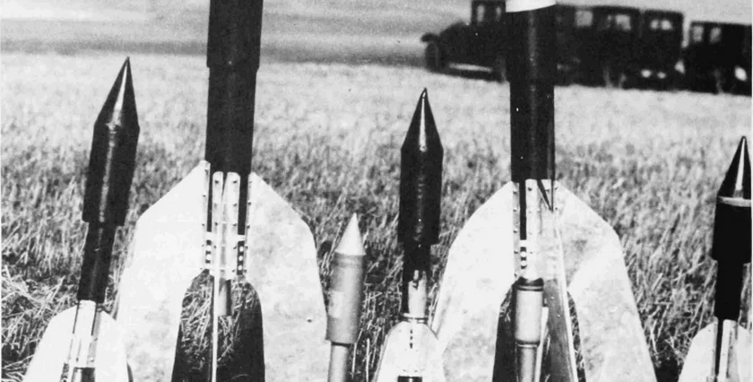 Rockets at Bilá hora. Photo: Public domain