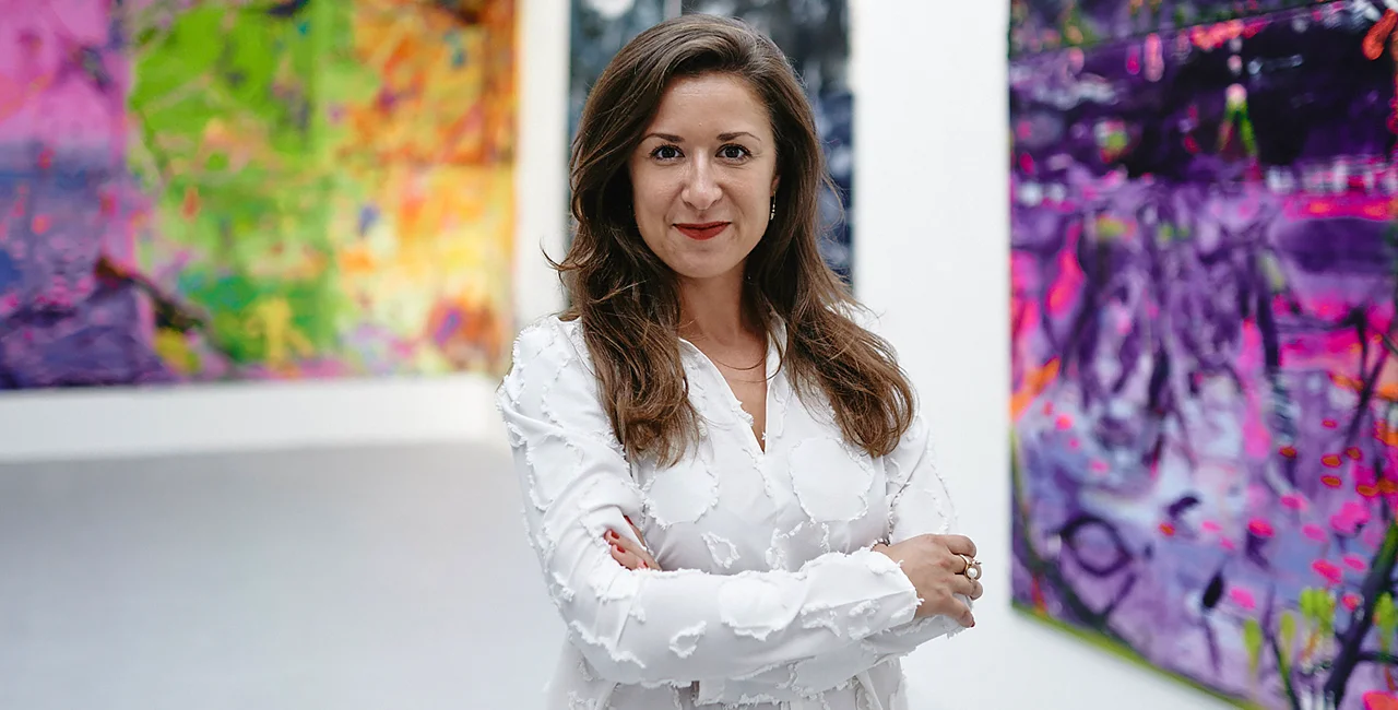 Art-world insider Barbora Půlpánová from EduArt Experience