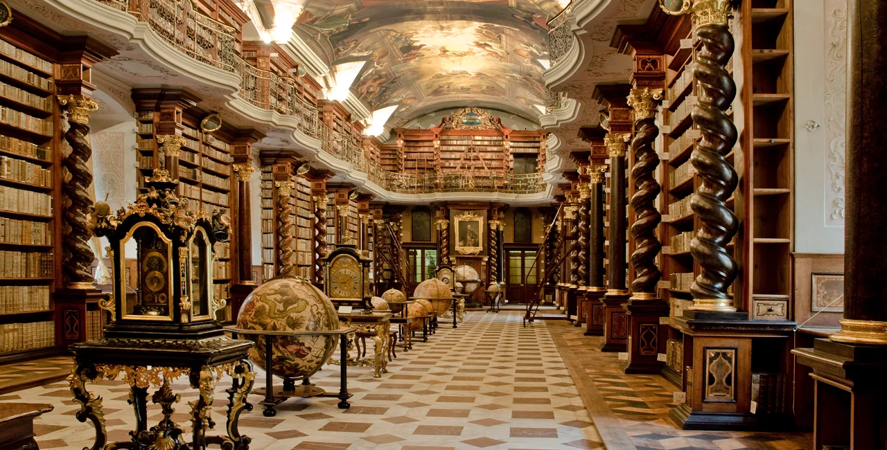 Baroque library in the Klementinum. Photo: Prague City Tourism