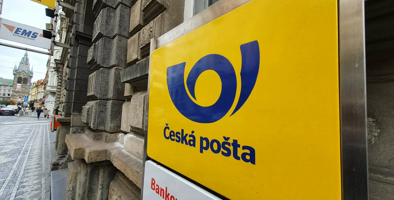 Czech Post main branch in Prague /