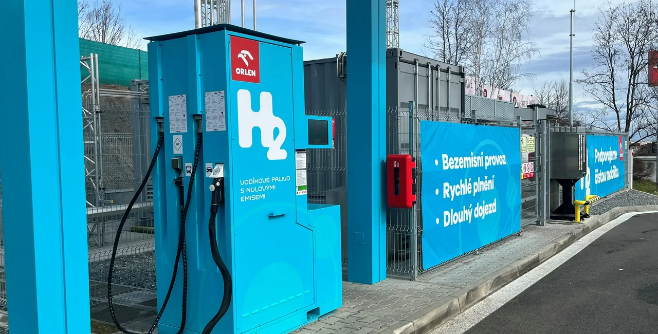 Hydrogen fueling station in Prague. Photo: Facebook / Ministerstvo dopravy