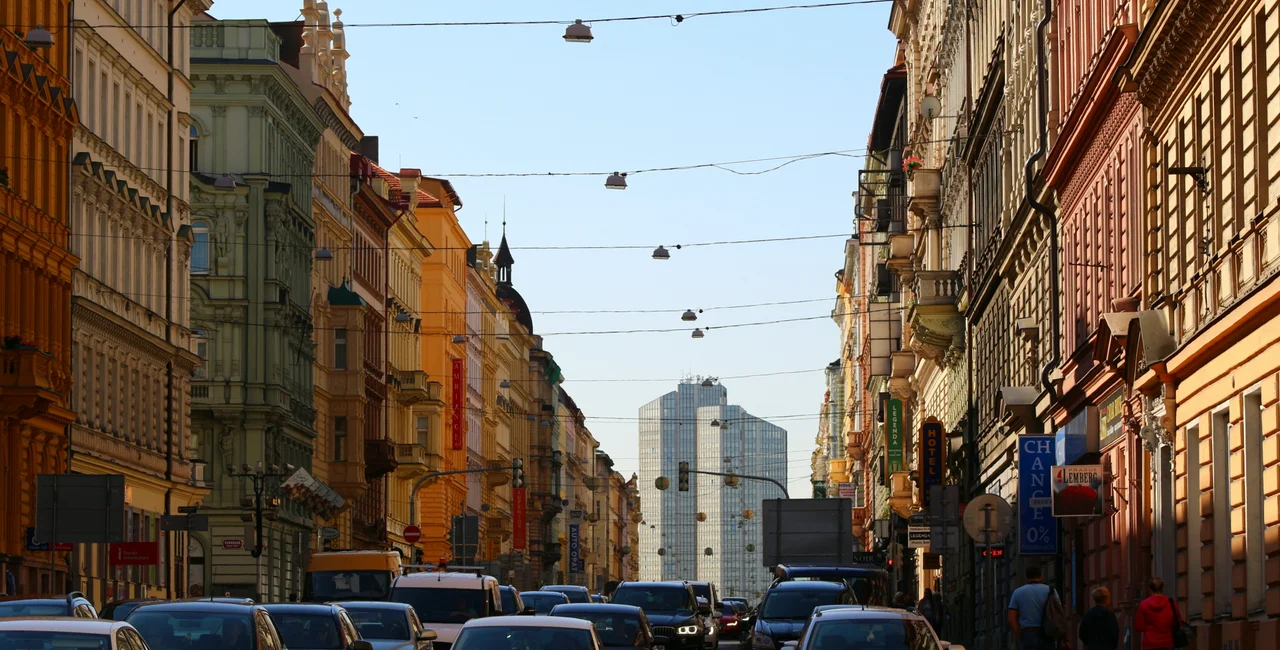 Legerova street in Prague, photo via Wikipedia Commons / VitVit