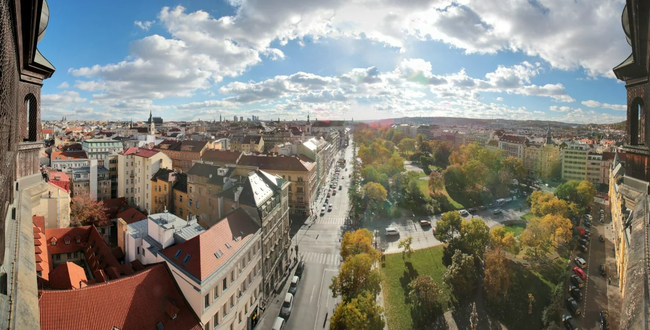 Panorama from New Town Hall: Prague.eu (David Tesař)
