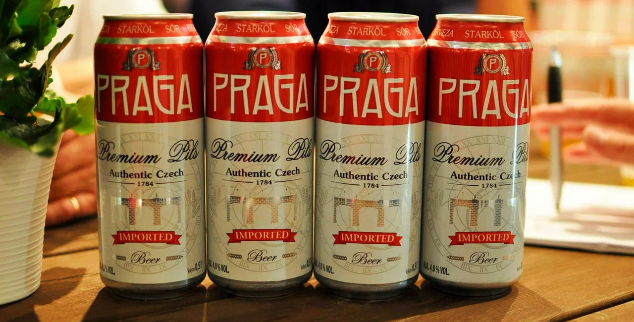 Praga, a Czech beer brand currently sold in Russian hypermarkets (Image: Facebook.com/