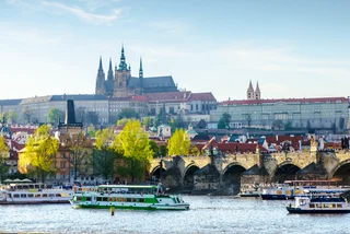 Boats on Prague's Vltava river. Photo: iStock /