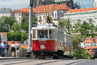 Prague's historic tram no. 41 hits the streets for the 2023 season