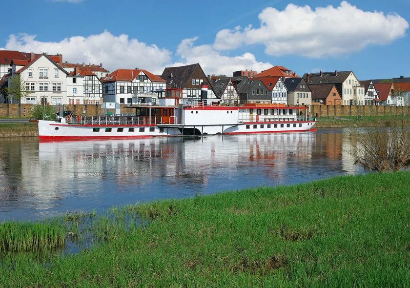 Elbe Steamboat in Minden, Germany. Photo: iStock / eurotravel