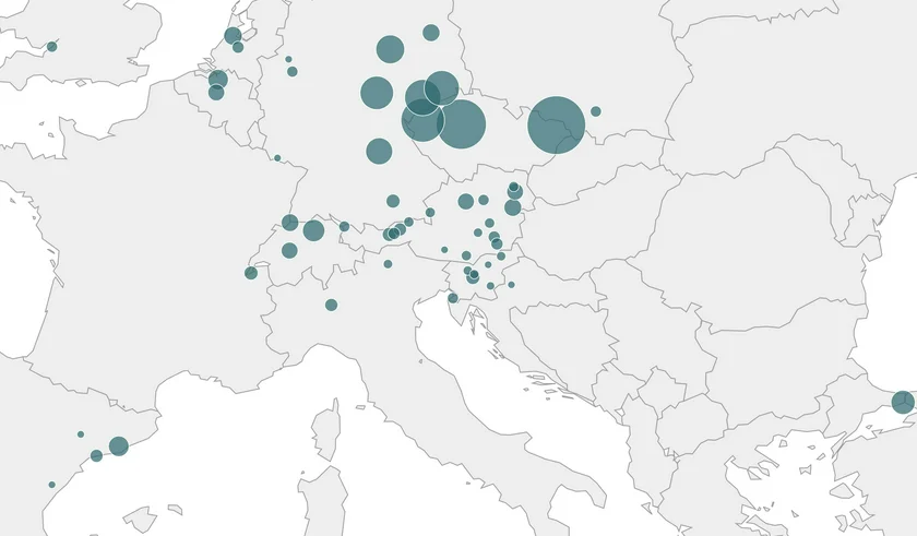 Meth use in Europe. Map via EMCDDA