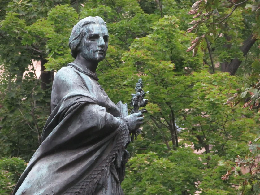 Statue of Božena Němcová. Photo: Raymond Johnston