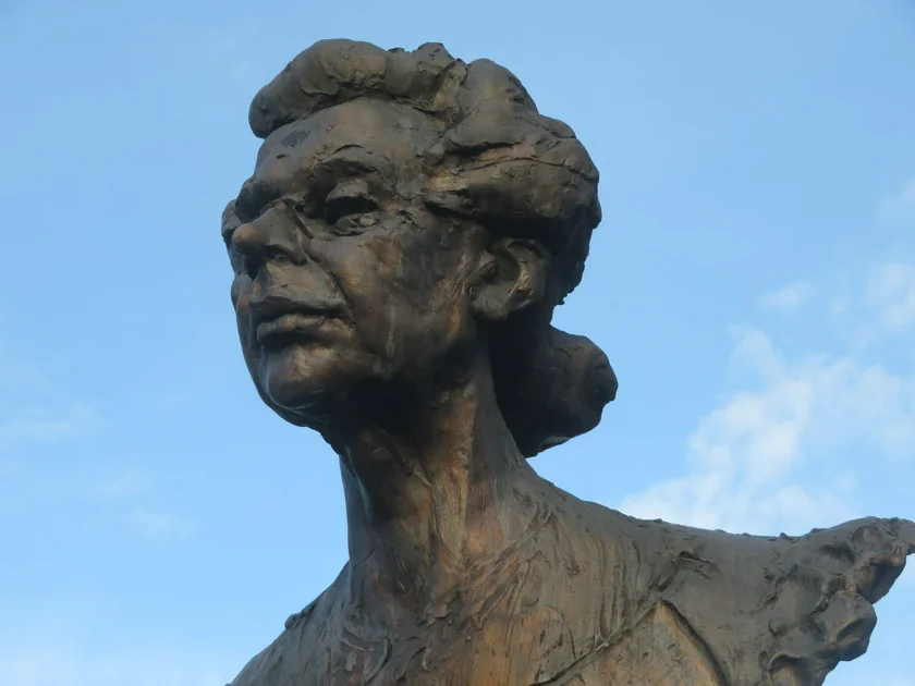 Statue of Milada Horáková. Photo: Raymond Johnston