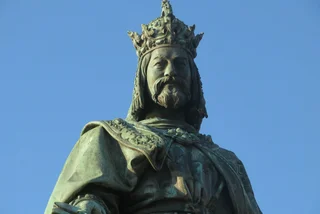 Statue of Emperor Charles IV near Charles Bridge. Photo: Raymond Johnston