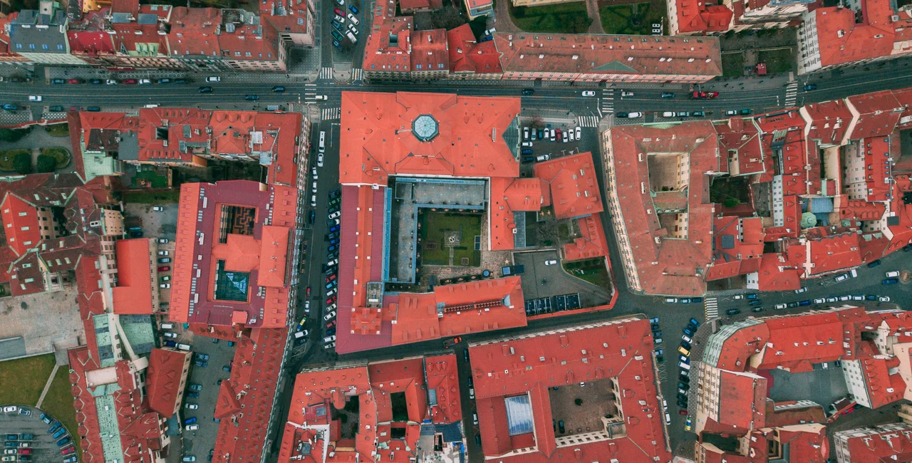 Aerial photo of Prague: Nikolai Chernichenko